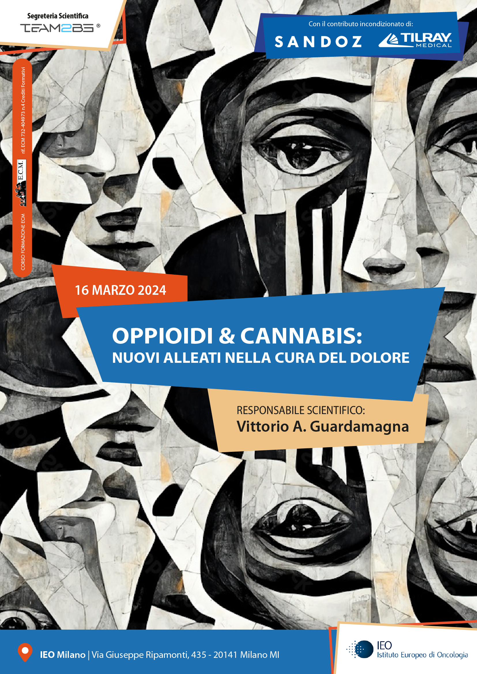 Copertina "Oppioidi & Cannabis: nuovi alleati nella cura del dolore" Milano