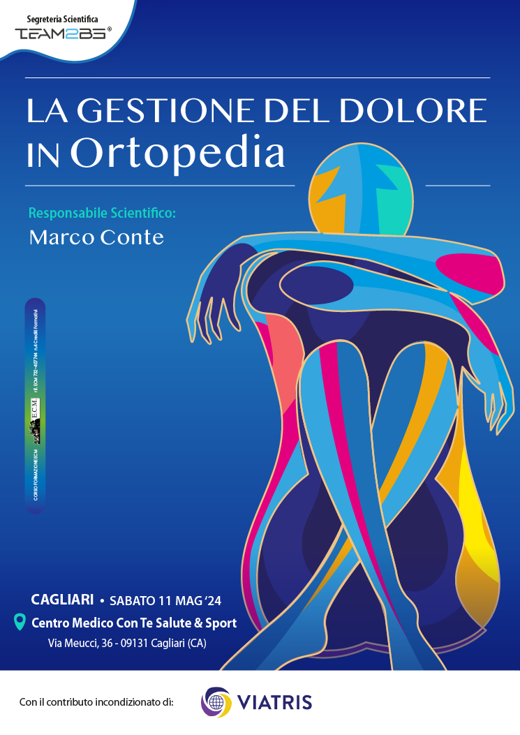 Copertina "La gestione del dolore in ortopedia" Cagliari